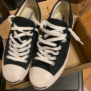 Converse jack purcell black ox low top sneakers